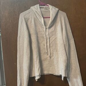 Cyrus Light Gray Hoodie Sweatshirt